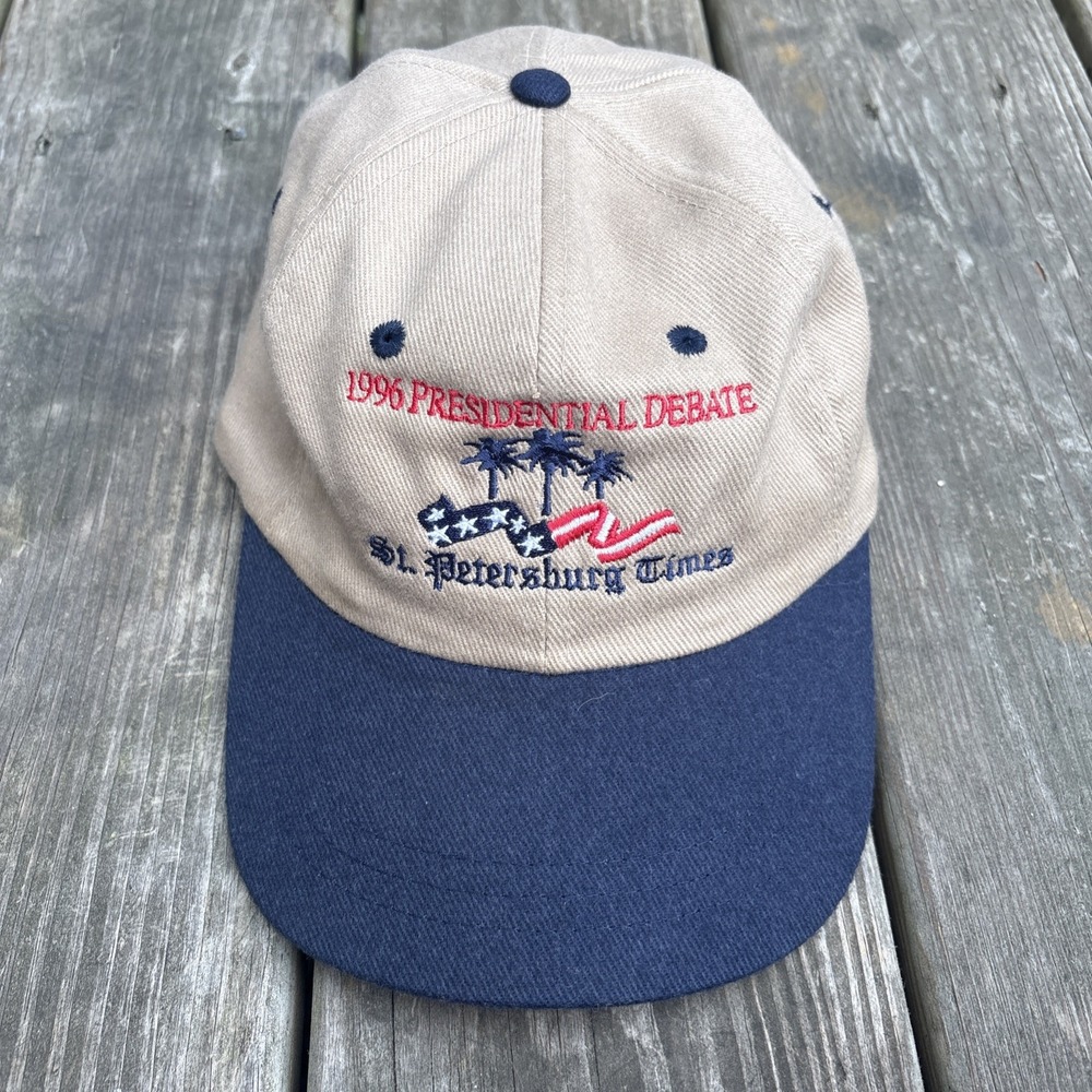 1996 Presidential Debate St. Petersburg Times Strapback Baseball Hat Cap